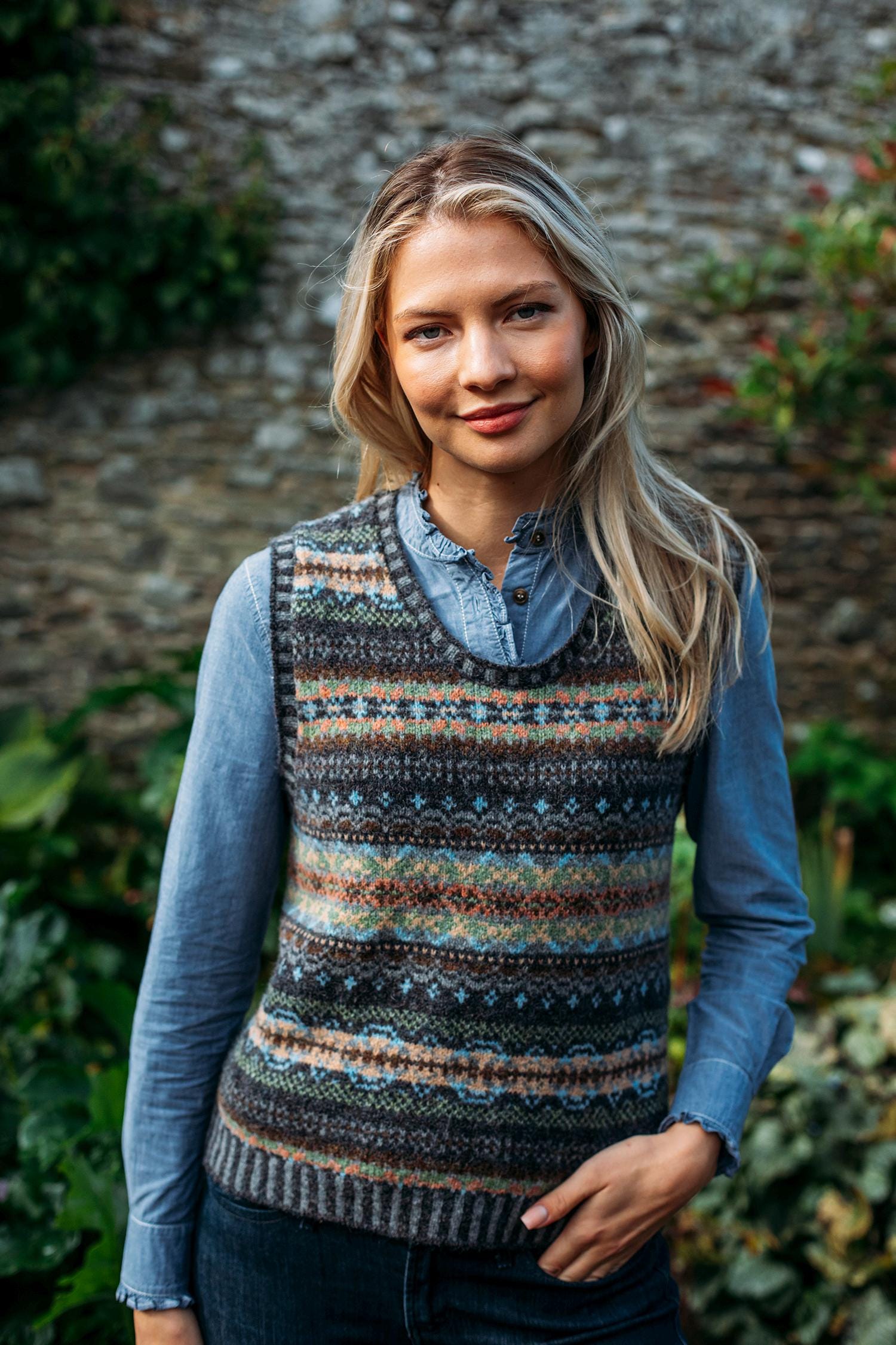 Shetland Wool Vest - Etsy Shetland Wool Vest - Etsy