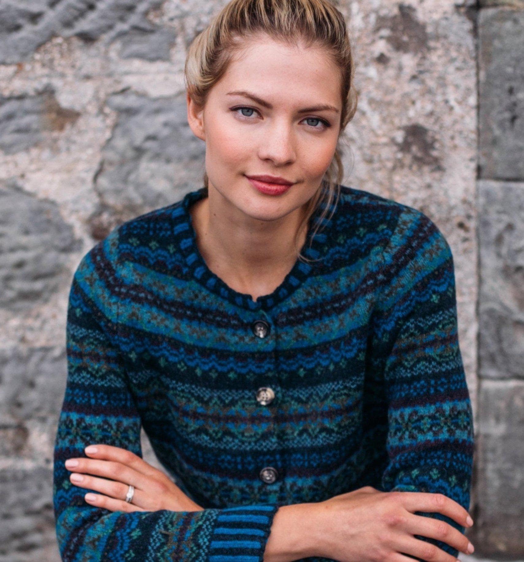 Shetland Wool Fair Isle Cardigan - Etsy