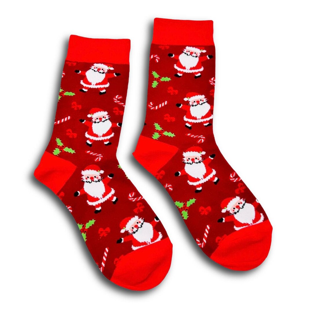 Santa Claus Socks Christmas Stocking Filler (UK 59) Stocking Filler — free download