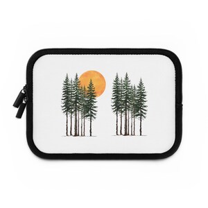 Custodia per laptop Pine Tree Sunset - disponibile in varie misure