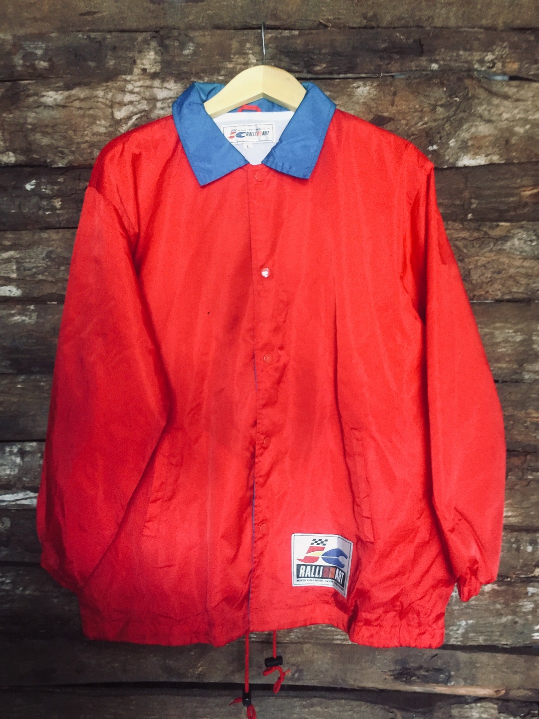 Vintage Jacket Windbreaker 90's RALLY ART Collaboration JC - Etsy