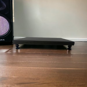 Set of 2 / Quartz Speaker Bases / Audio Equipment Isolation Stands - 18”x12”x1.2”