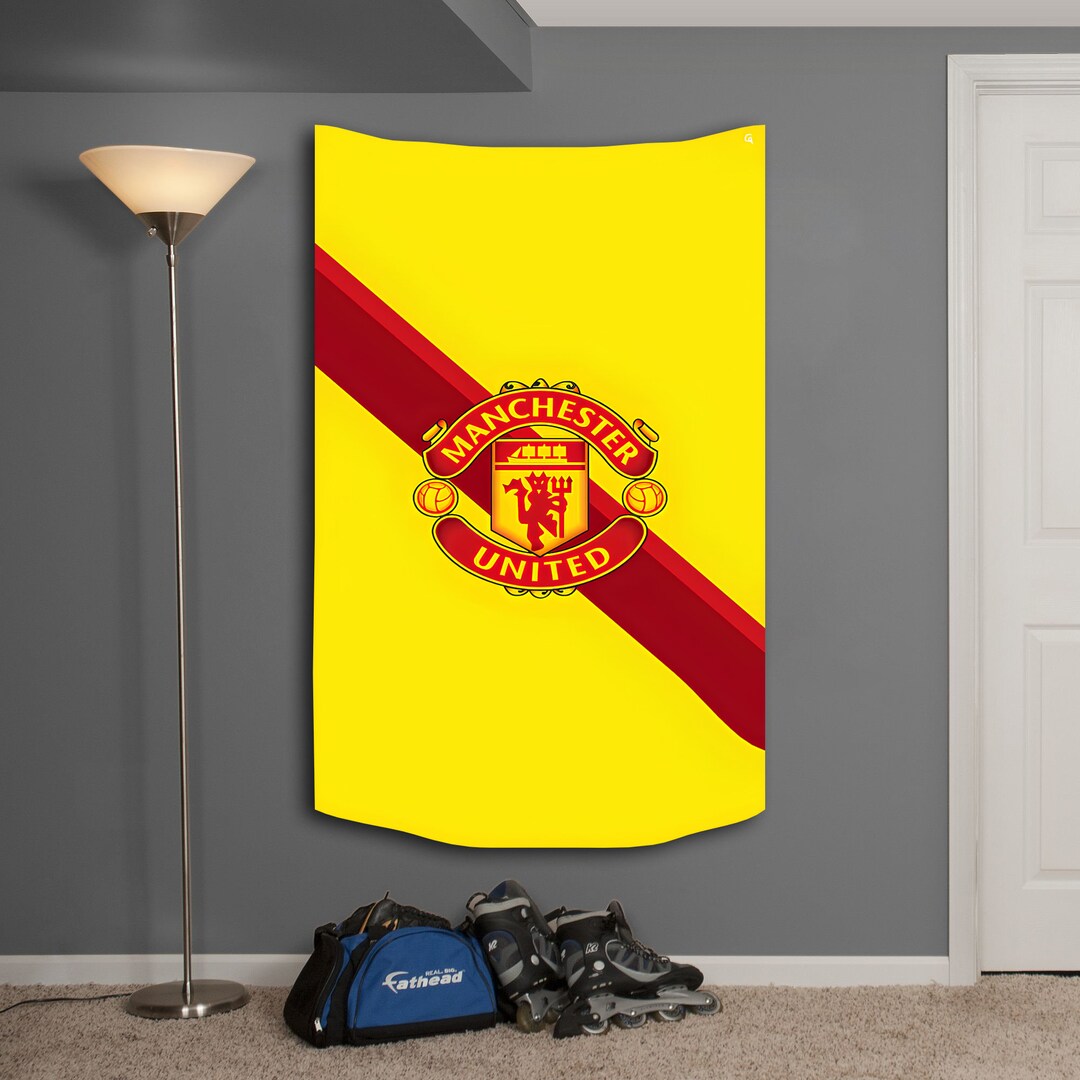 Sports Wall Tapestry football Team Logo Football Flag Etsy