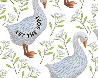 Cottagecore Mary Oliver poem print