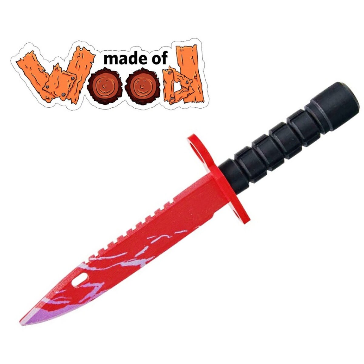 Wooden Knife Bayonet M9 A Must-have for Standoff 2 Fans and Cosplayers ...