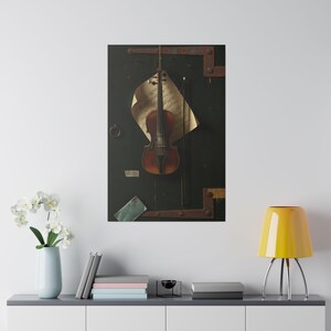 William Michael Harnett - The Old Violin - 1886
