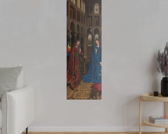 Jan van Eyck / La Anunciación (c. 1434-1436) / Obra maestra del Renacimiento nórdico
