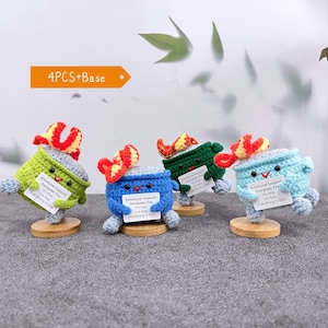 Emotionale Unterstützung Müllcontainer Feuer, häkeln Müllcontainer Feuer, Mülleimer Feuer, Geschenk für Sie, die beliebtesten Artikel, Geschenk für sie, Fürsorgegeschenk, Humorvolles Geschenk