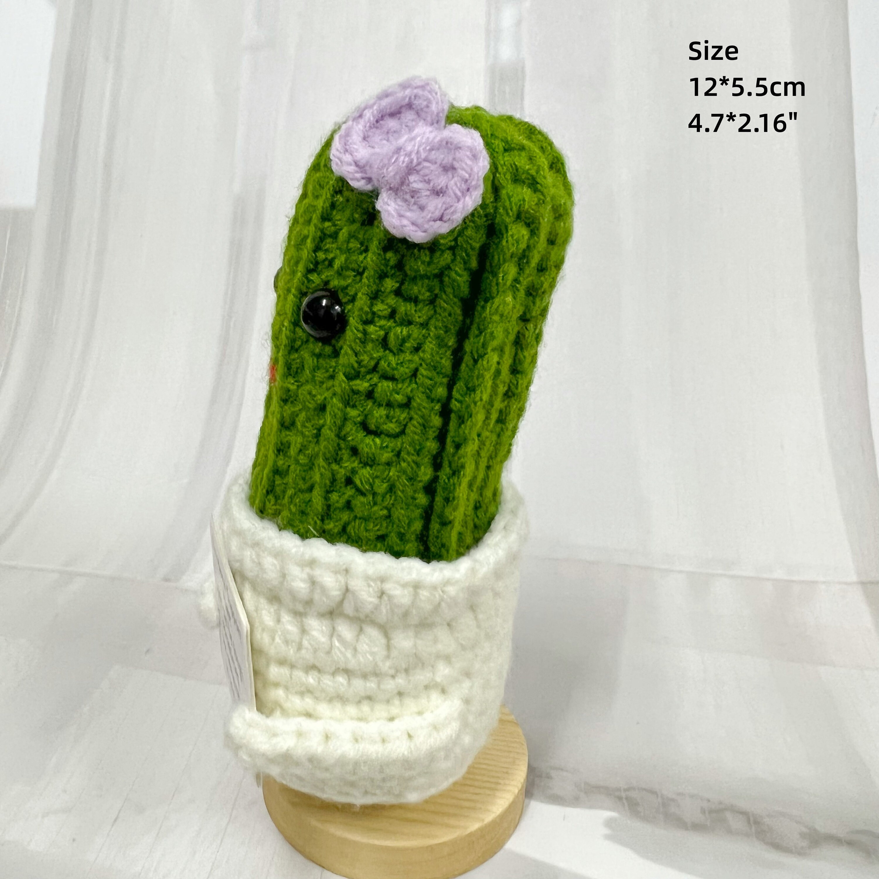 Hkeln Sie positive Gurke und Kaktus, Geschenk zur emotionalen  Untersttzung, Muttertagsgeschenk - Etsy.de