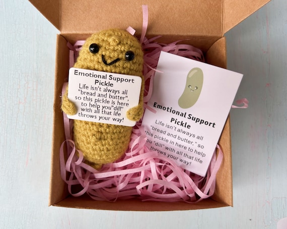 Emotional Support Pickles- HANDMADE