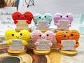 Valentine's Day Gift, Handmade Crochet Heart, Pocket Hug with Positive Card