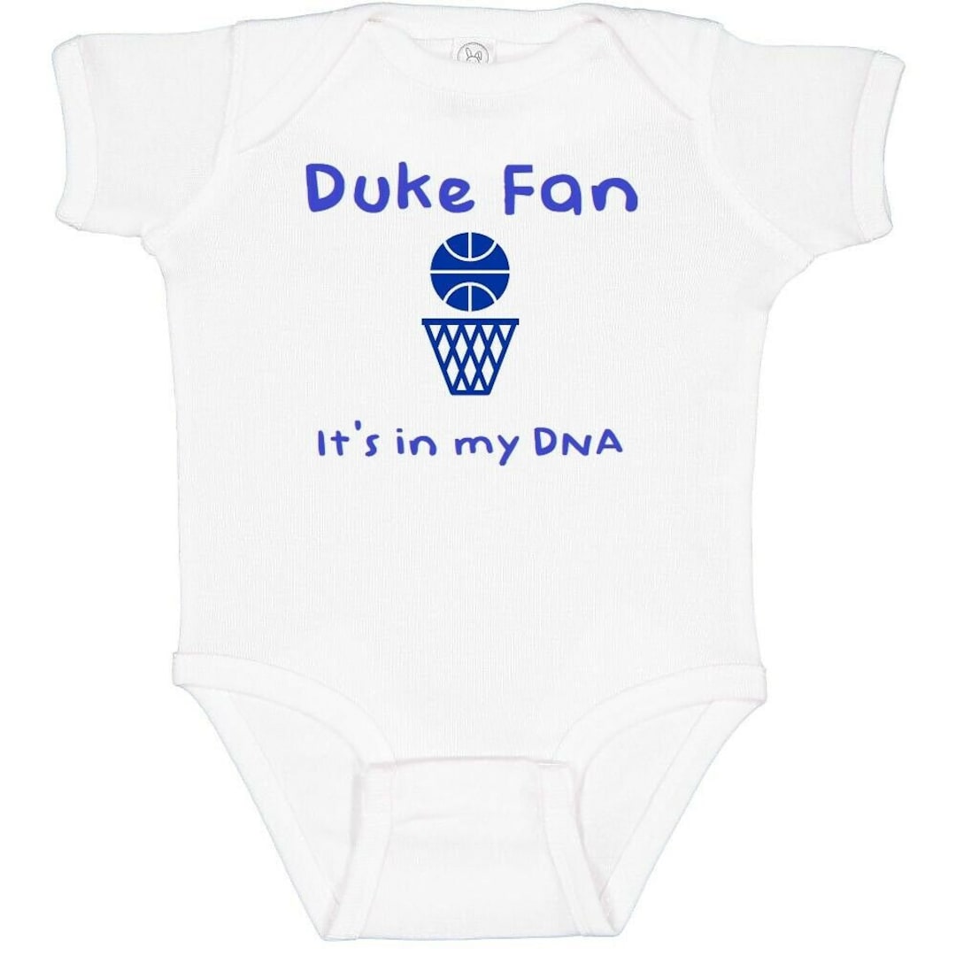 Duke Fans Gear for Baby It's in My DNA Bodysuit Outfit Etsy
