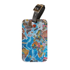 Around the world Luggage Tag image 2