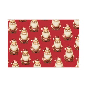 Carta da regalo unica per Babbo Natale: finitura opaca e satinata, ecologica