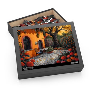 Flowering Gardens Jigsaw Puzzle | Premium Chipboard | 3 Sizes | Ideal for Family Fun