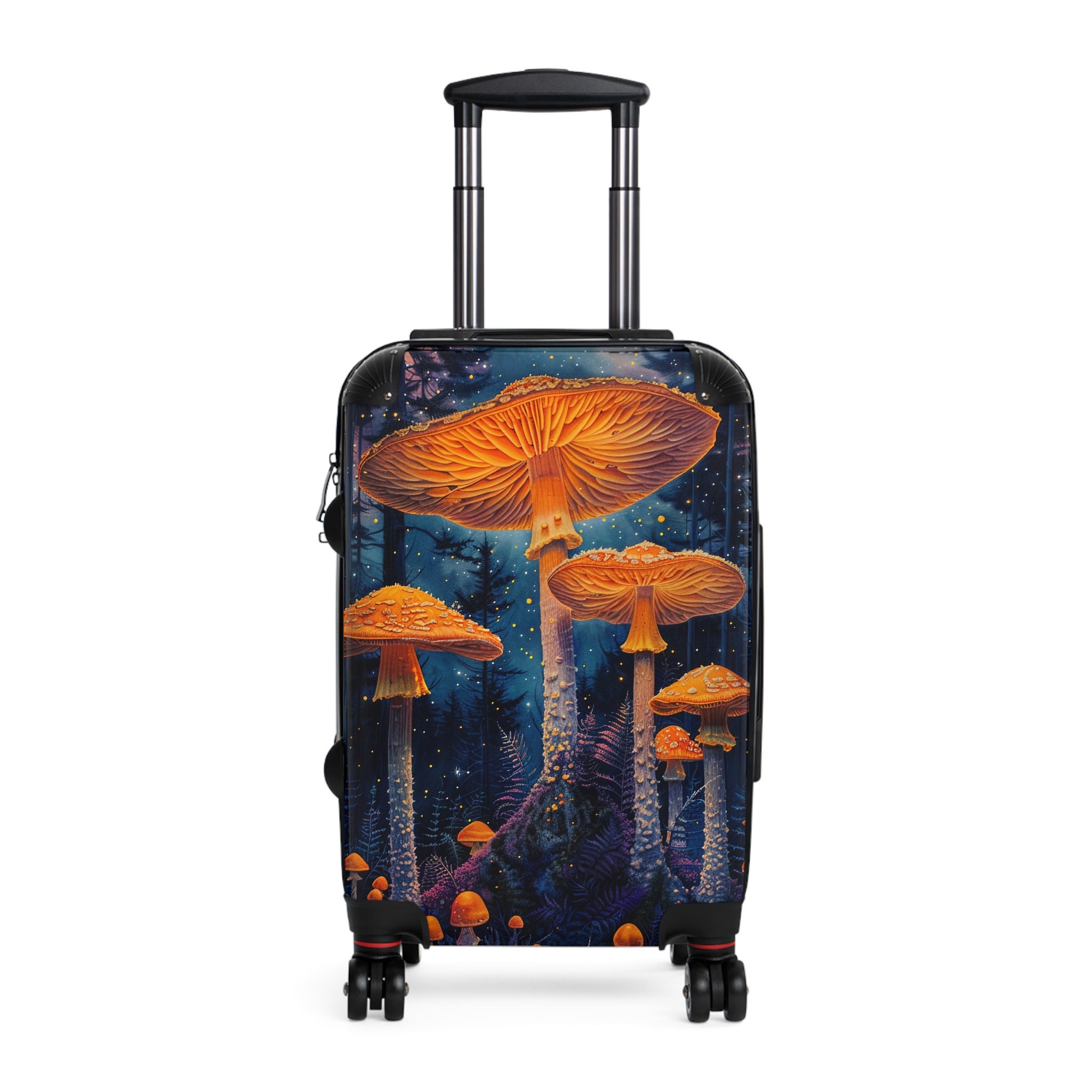 Psychedelic Mushroom Forest Suitcase