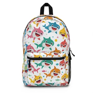 Bunter Kinder Hai Rucksack - Langlebig und leicht