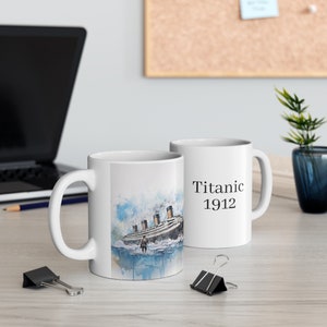 Titanic Art Coffee Mug – Maritime History Gift, 11oz