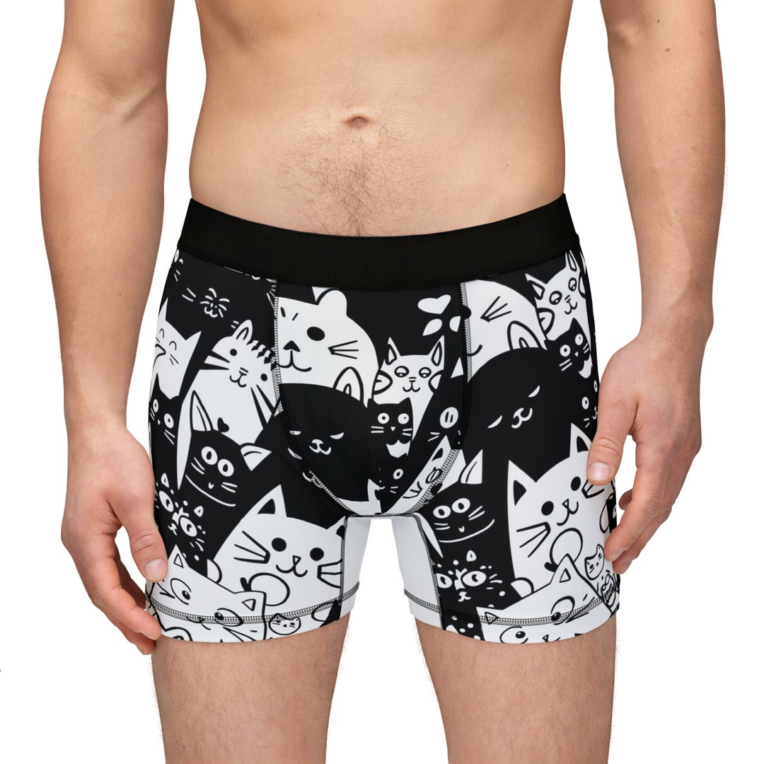 hengpai Britse korthaar kitten prints heren boxerslip zacht ondergoed bedekt tailleband korte pijpen, Multi5, S hengpai Britse korthaar kitten prints heren boxerslip zacht ondergoed bedekt tailleband korte pijpen, Multi5, S