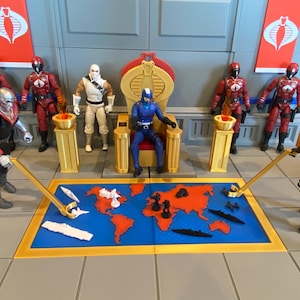 1:12 Scale Cobra Modular Throne Room Set of STL files
