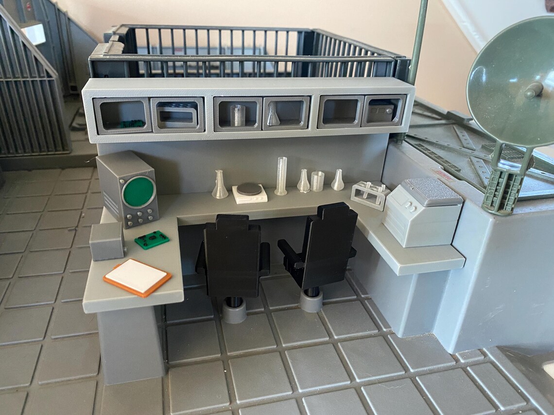 1:18 Scale Science Lab STL Files - ARAH '83 HQ Conversion (digital ...