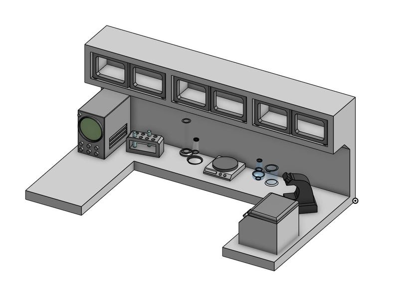 1:18 Scale Science Lab STL Files - ARAH '83 HQ Conversion (digital ...