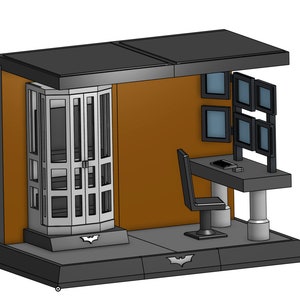 1:12 Scale Dark Knight Bat Cave Diorama STL Files - Etsy