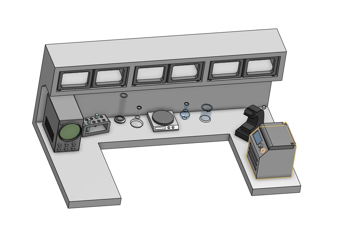 1:18 Scale Science Lab STL Files - ARAH '83 HQ Conversion (digital ...