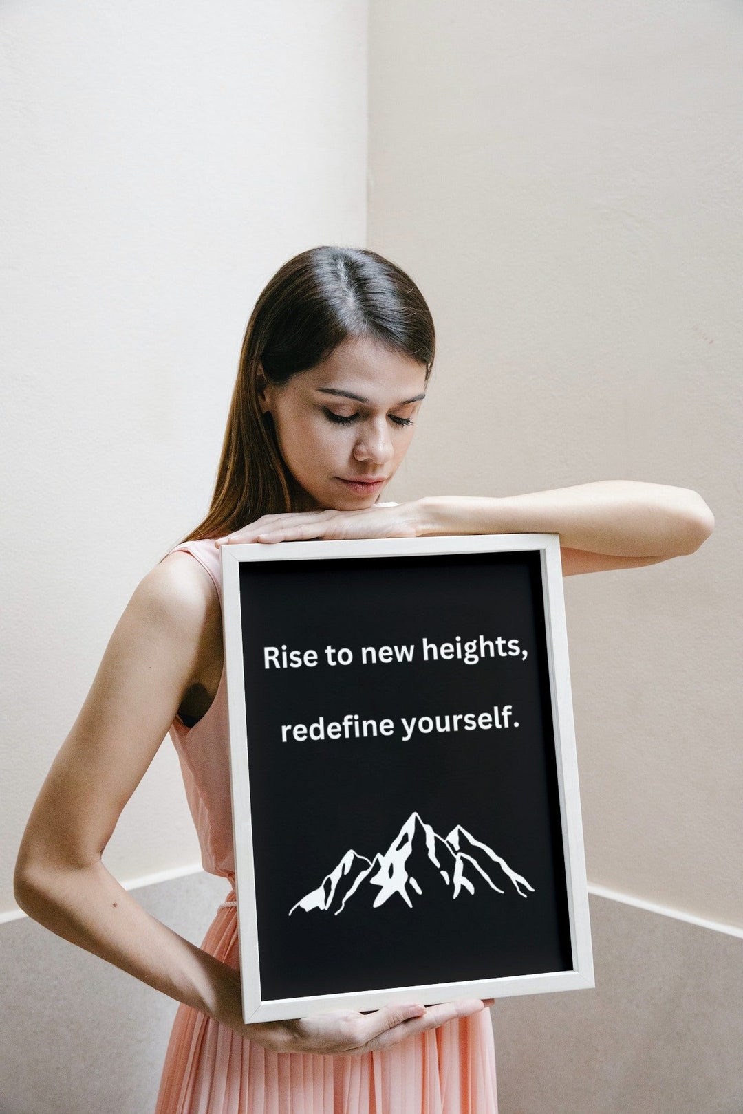 Rise to New Heights Redefine Yourself Motivational Quote for - Etsy