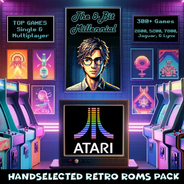 Lo mejor de Retro Atari (más de 300 juegos en 5 sistemas)