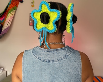 Flower Power Hair Accessories LARGE (Set of 2)