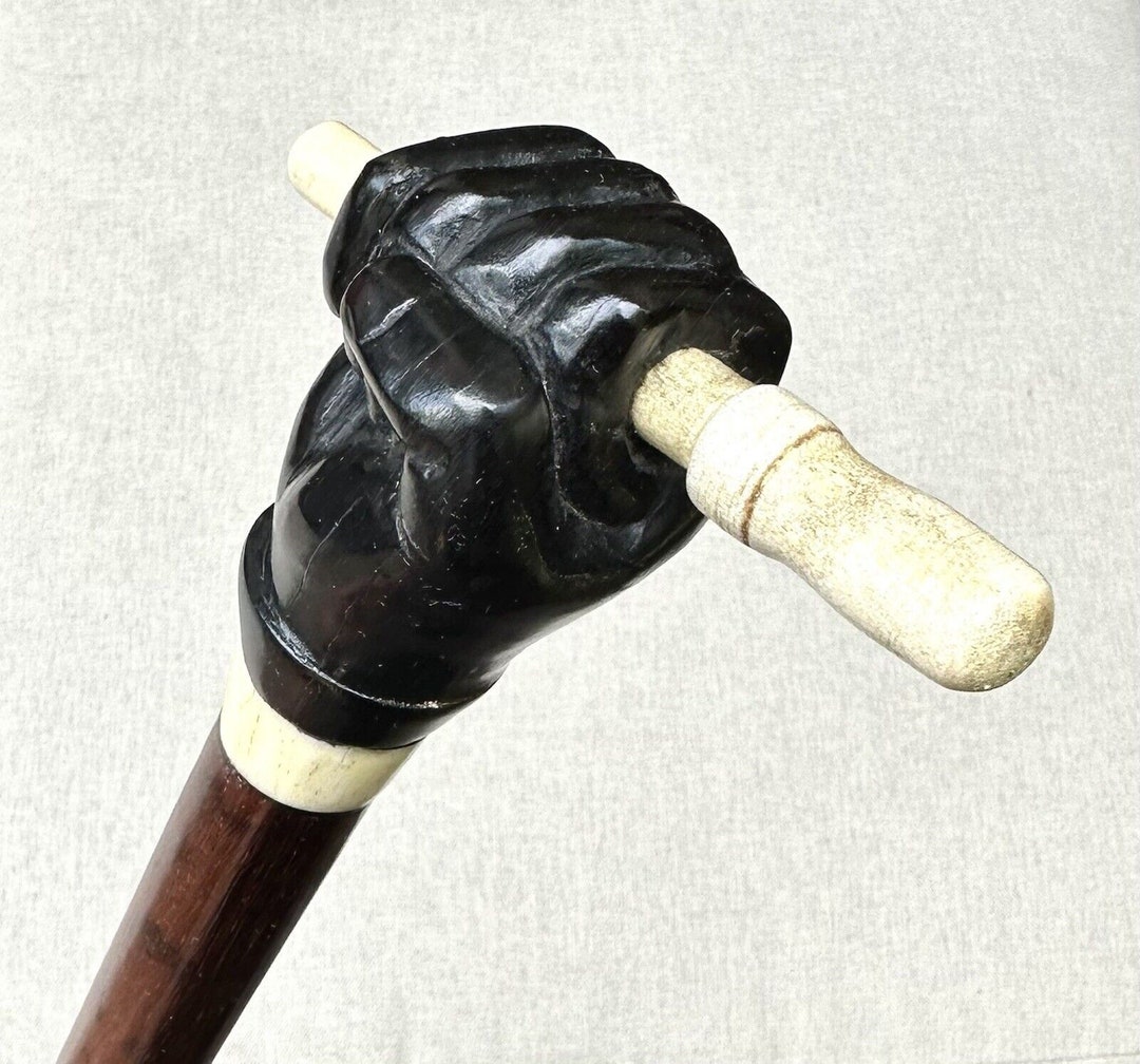 Wooden Walking Stick Handmade Wooden Walking Stickhandmade Etsy