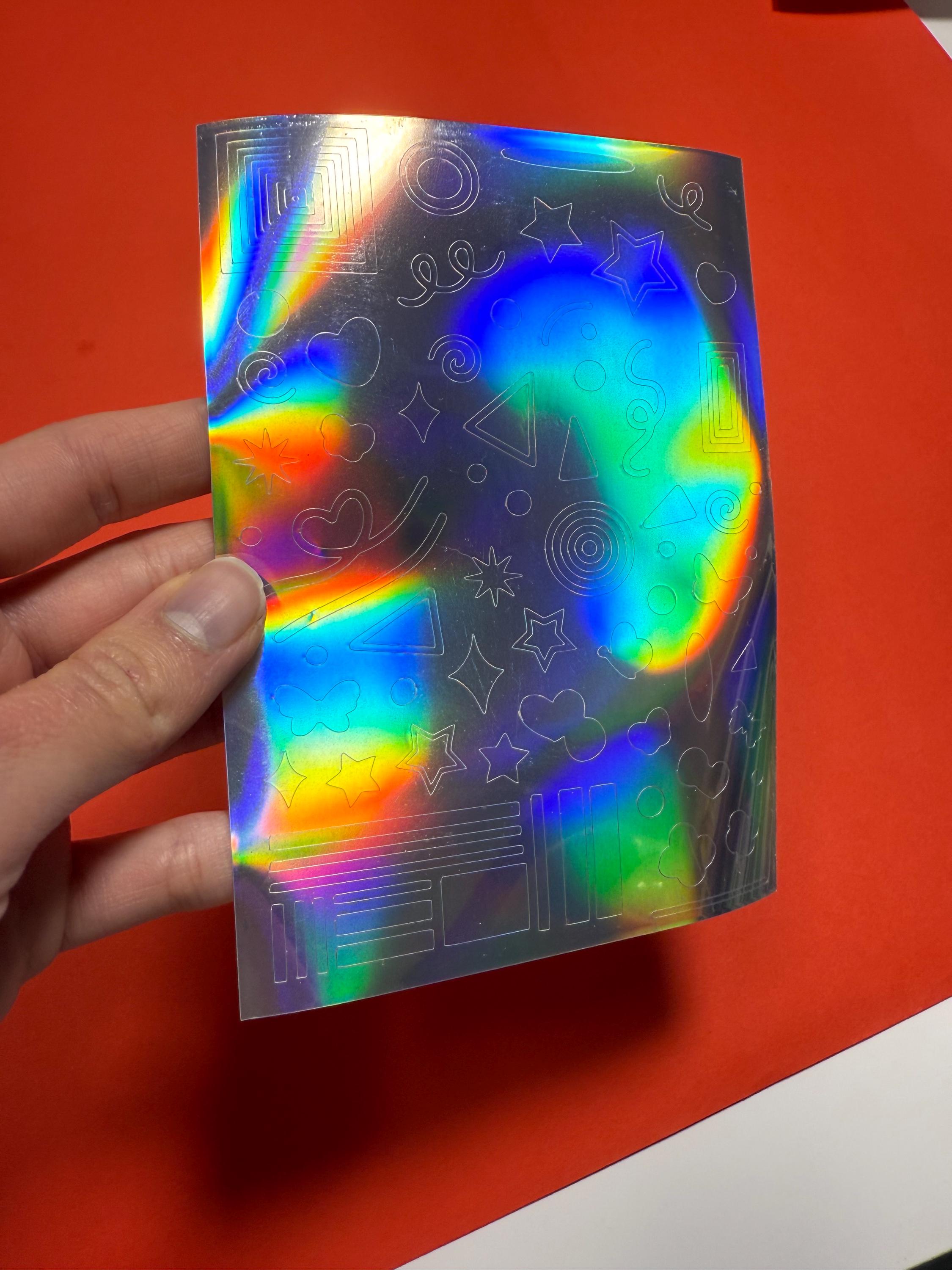 Holo Deco Polco Sticker Sheet, Sticker Gift - Etsy