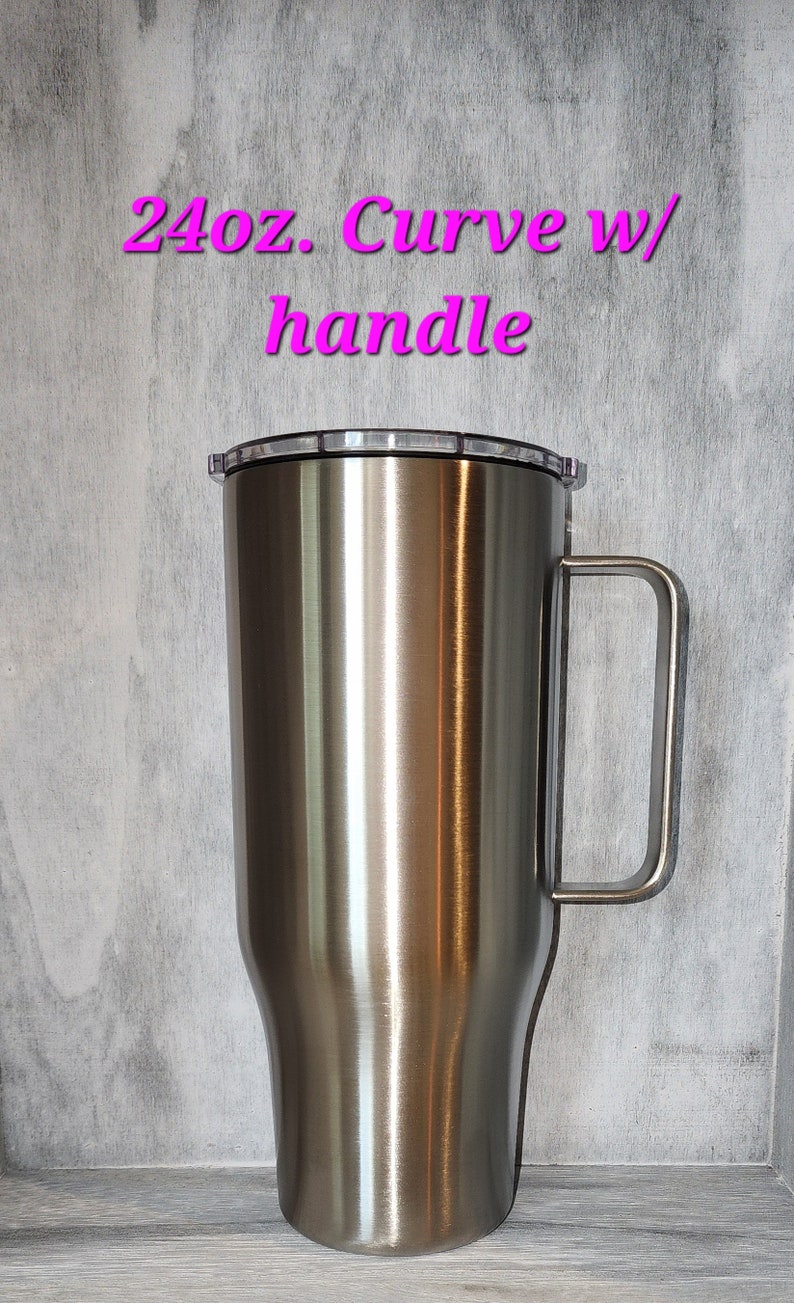 Naughty, Nice, I Tried Tumbler 24oz Curve w/Handle