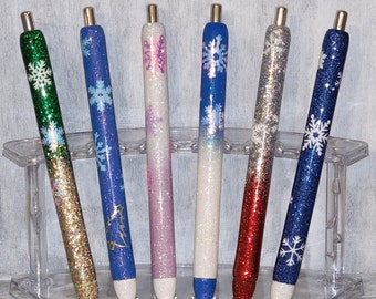 Snowflakes Christmas Pens