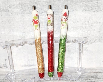 The Grinch Christmas Pens