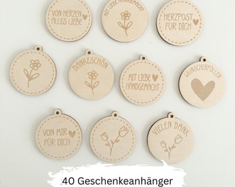 SVG file including commercial license 40 gift tags
