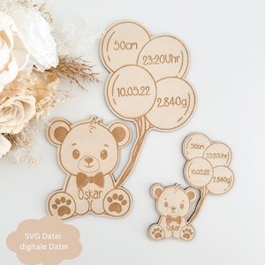 Fichier SVG incluant licence commerciale, carte étape, décoration murale, ours, petit ours