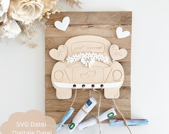 File including commercial license SVG wedding car, wedding gift