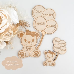 Archivo SVG que incluye licencia comercial, tarjeta de hito, decoración de pared, oso, osita