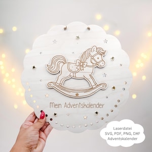 新品　アドベントカレンダー 馬の形 クリスマス 新品 アドベントカレンダー 馬の形 クリスマス Advent calendar horses