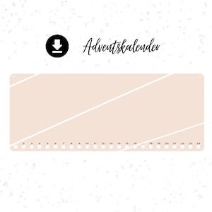 SVG file including commercial license Advent calendar for self-design, SVG file calendar