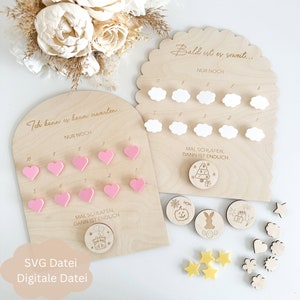 SVG Lasercut-Datei inkl. Gewerbelizenz Countdowntafel, Countdown Schild, Tage zählen bis