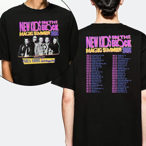 New Kids on the Block The Magic Summer Tour 2024 Shirt, New Kids on the Block Fan Shirt, New Kids on the Block Shirt, NKOTB 2024 Tour Shirt