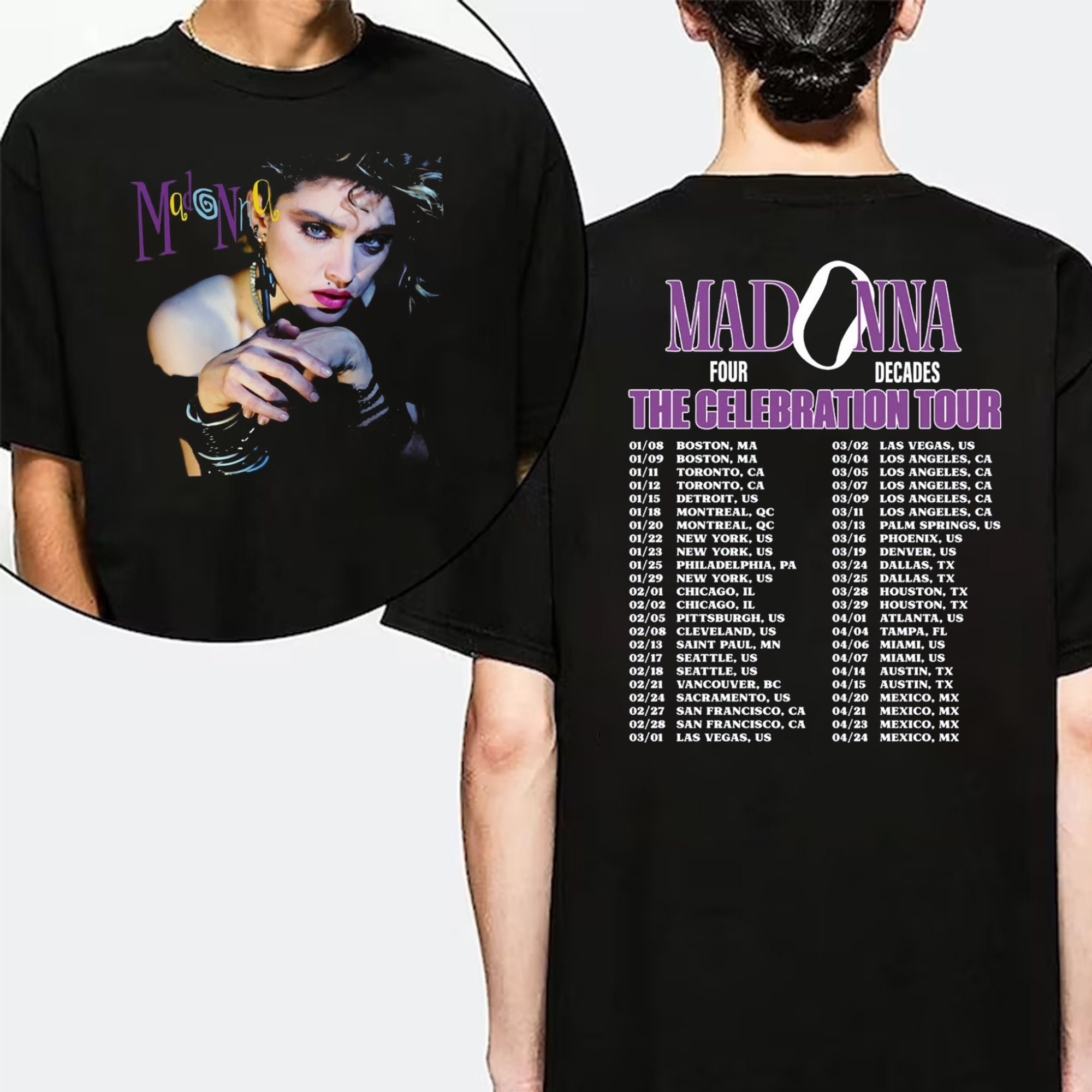 Madonna The Celebration Tour 2024 Sweatshirt, Madonna Shirt, Madonna Merch