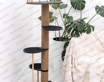 Cat Climbing Tree, Modern Cat Tree Tower, Cat Furniture, Cat Scratching Post, Cat Playground, Jungle Gym for Cat, Cat Scratcher, Cat Bed