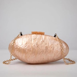 Shell Bag Pearl Evening Bags Designer Luxury Clutch Purse Gold Women&#39;s Wallet Shell Chain Shoulder Crossbody Wedding Party Handbag Seashell