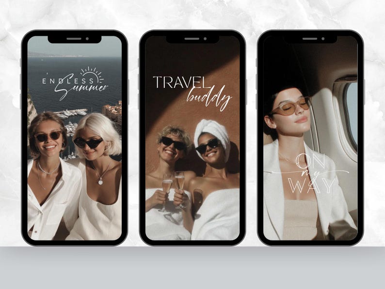 Instagram Story Stickers Travel | Beach | Pool | Hotel | Calligraphy ...