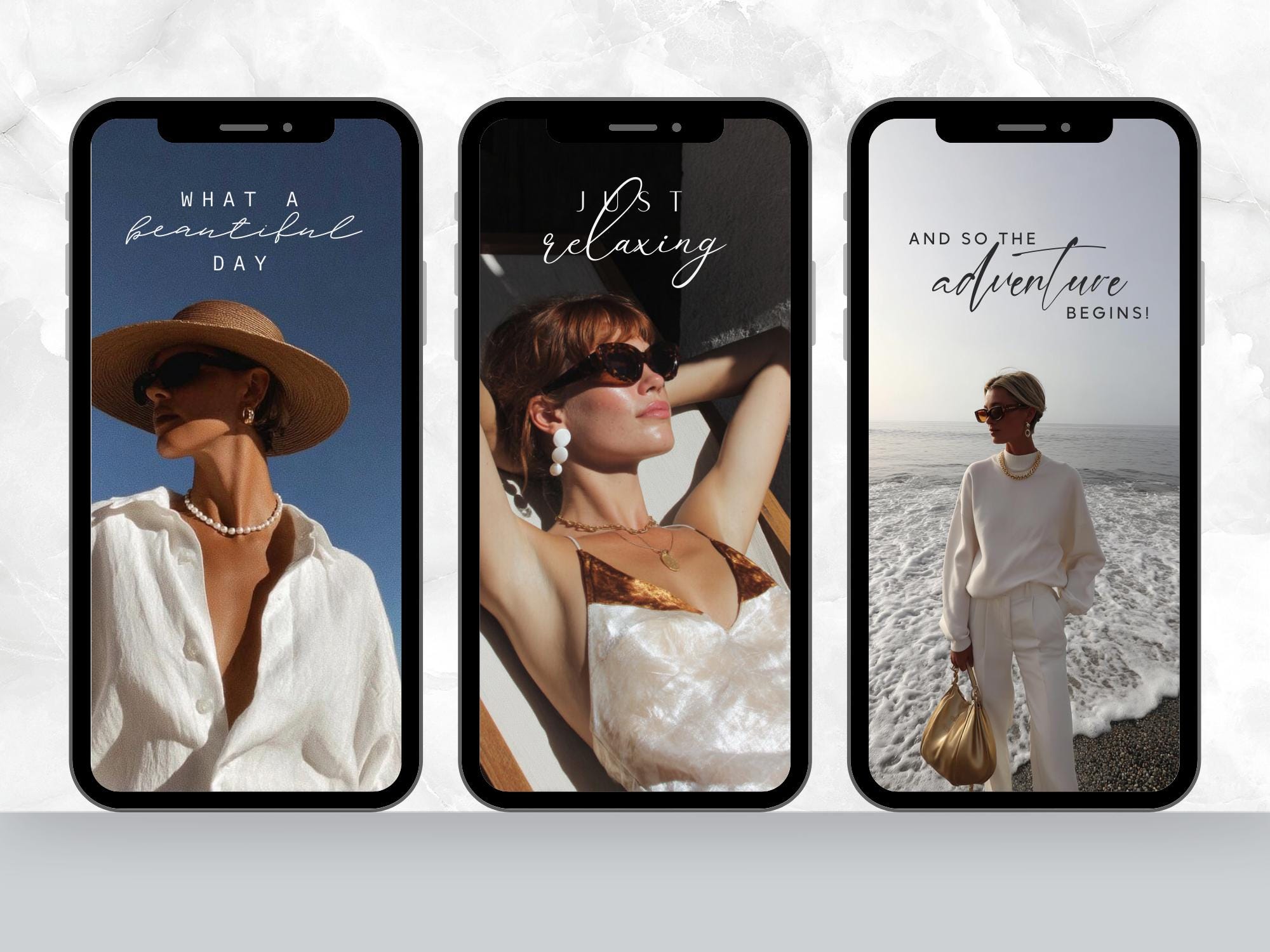 Instagram Story Stickers Travel | Beach | Pool | Hotel | Calligraphy ...