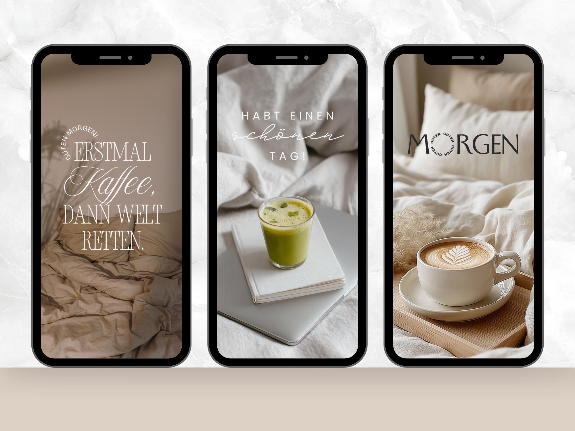 Instagram Story Stickers Good Morning & Good Night | Basic | Coffee ...